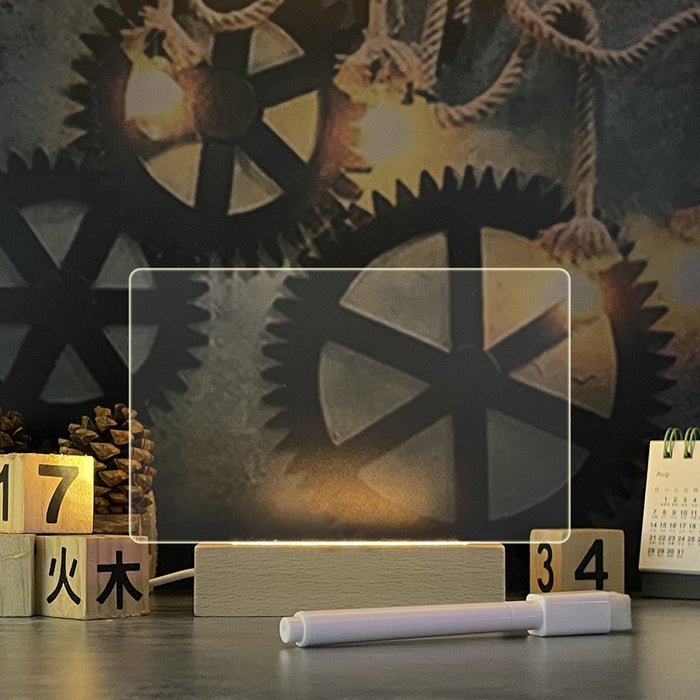 Hearthfell LED Message Board Lamp with Glow Pen