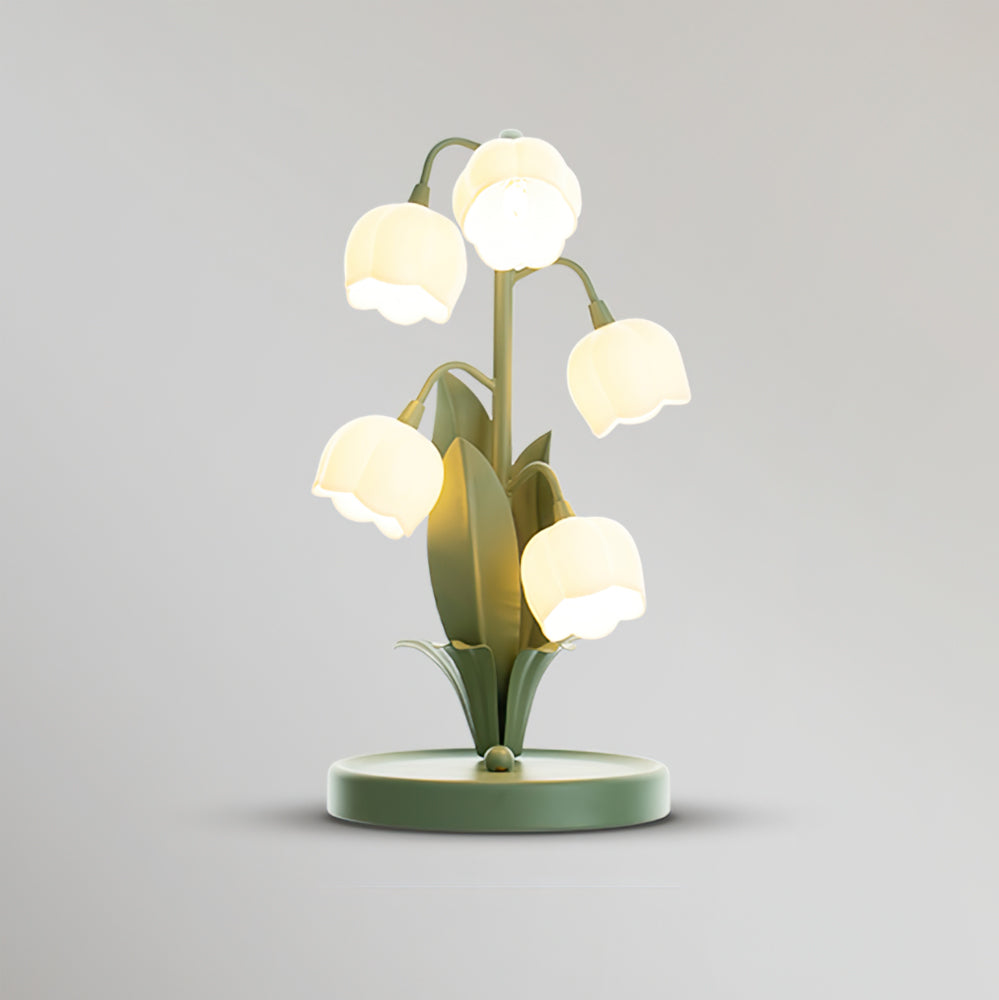 Bell Orchid Table Lamp | Elegant Floral Indoor Light