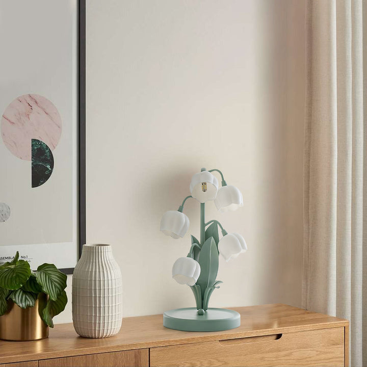 Bell Orchid Table Lamp | Elegant Floral Indoor Light