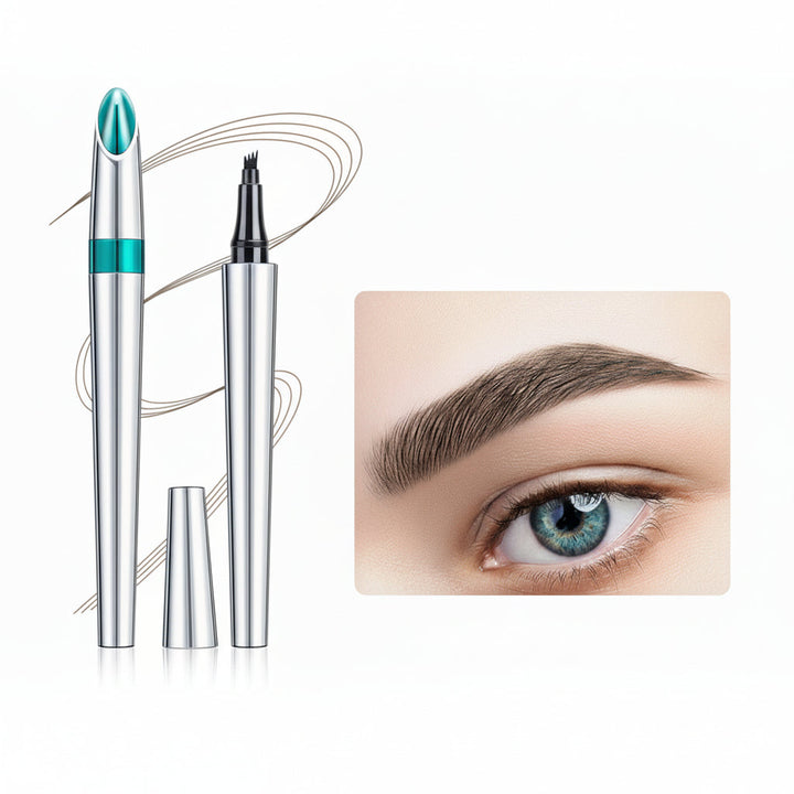 Eyebrow Pencil Microblading 4 Tip Waterproof Brow Makeup Pen