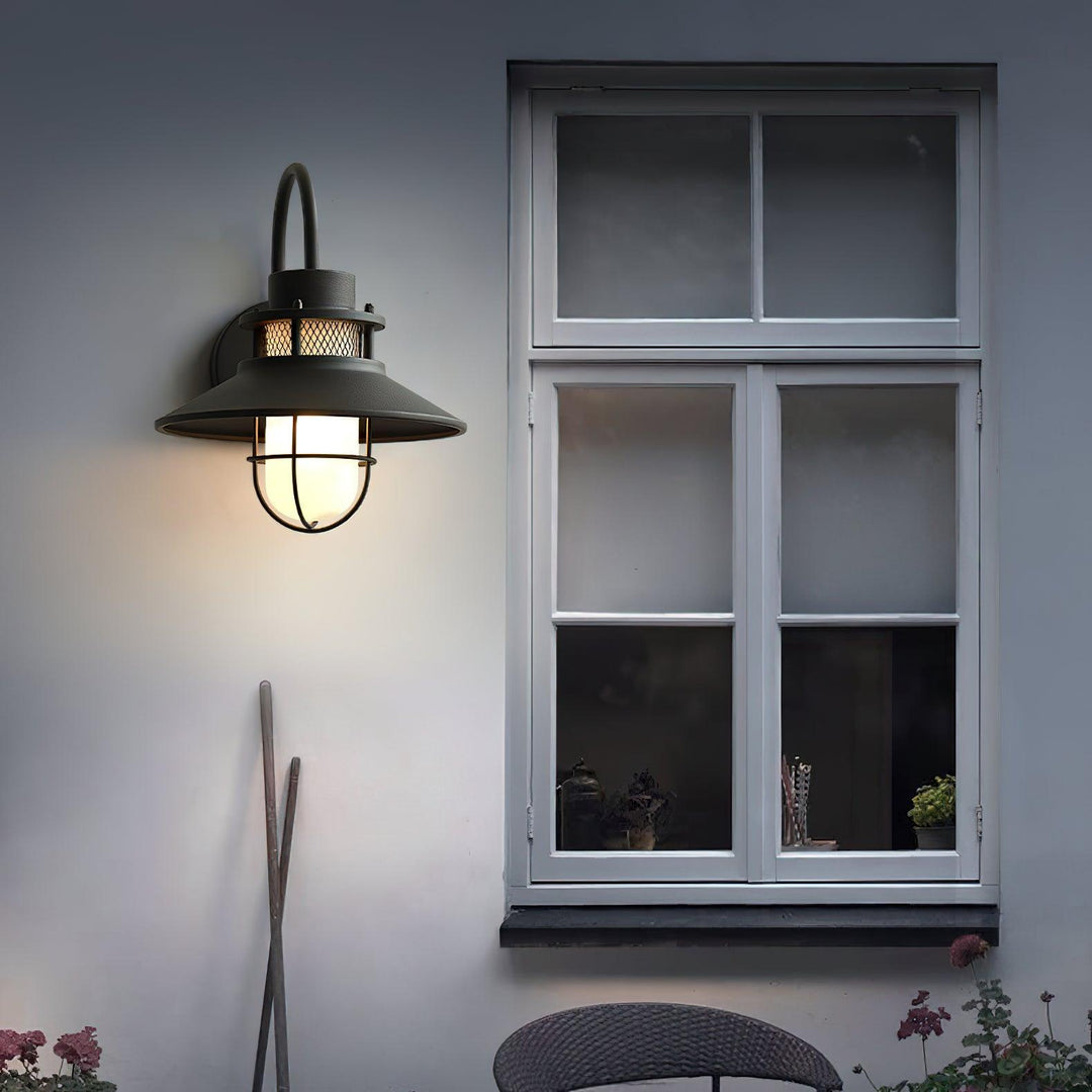 Felix Outdoor Wall Lamp | Industrial Waterproof Light Fixture