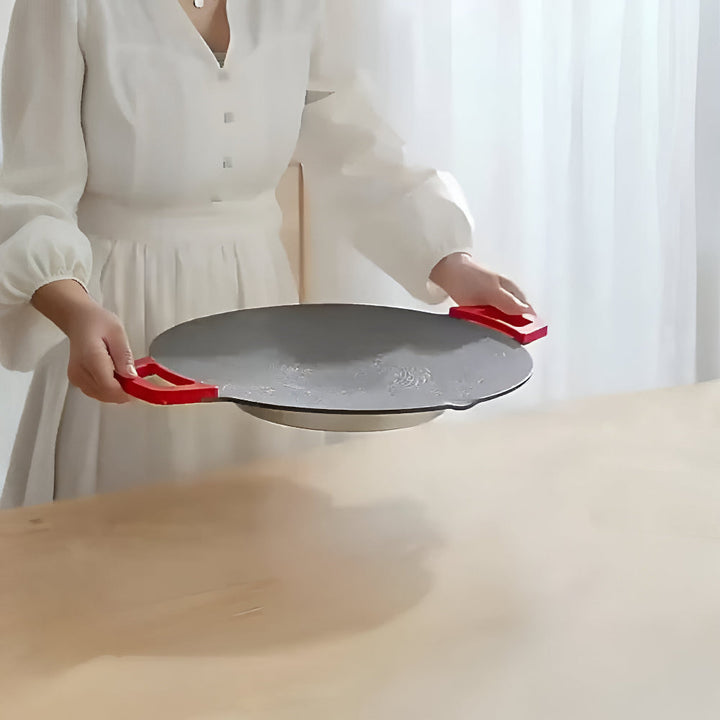 Grill Pan Cast Iron Smokeless Indoor Cooking Griddle