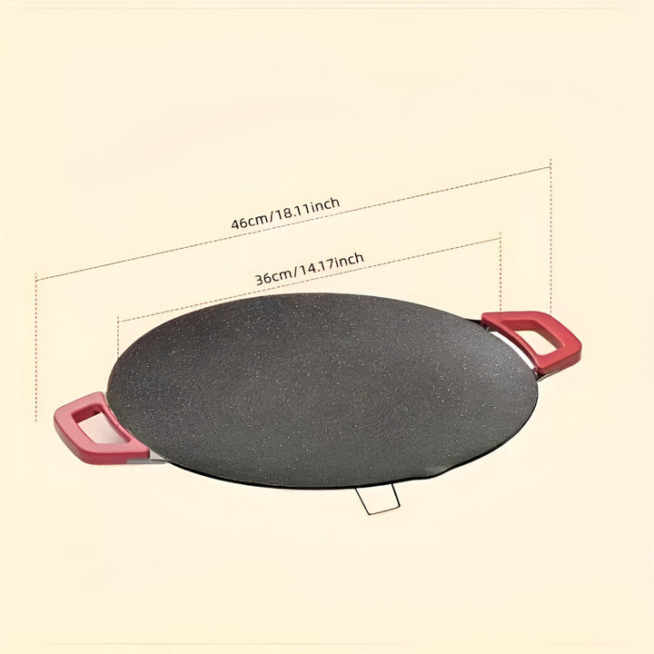Grill Pan Cast Iron Smokeless Indoor Cooking Griddle