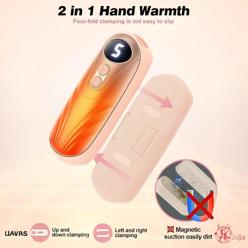 Hand Warmers Rechargeable LED Pocket Heater Set