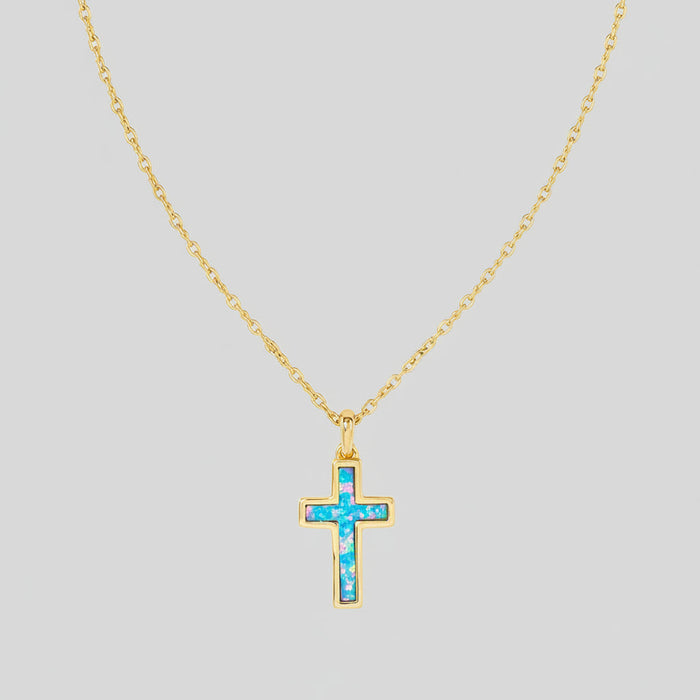 Necklace Cross Pendant Mothers Day Gift Gold jewelry Minimalist