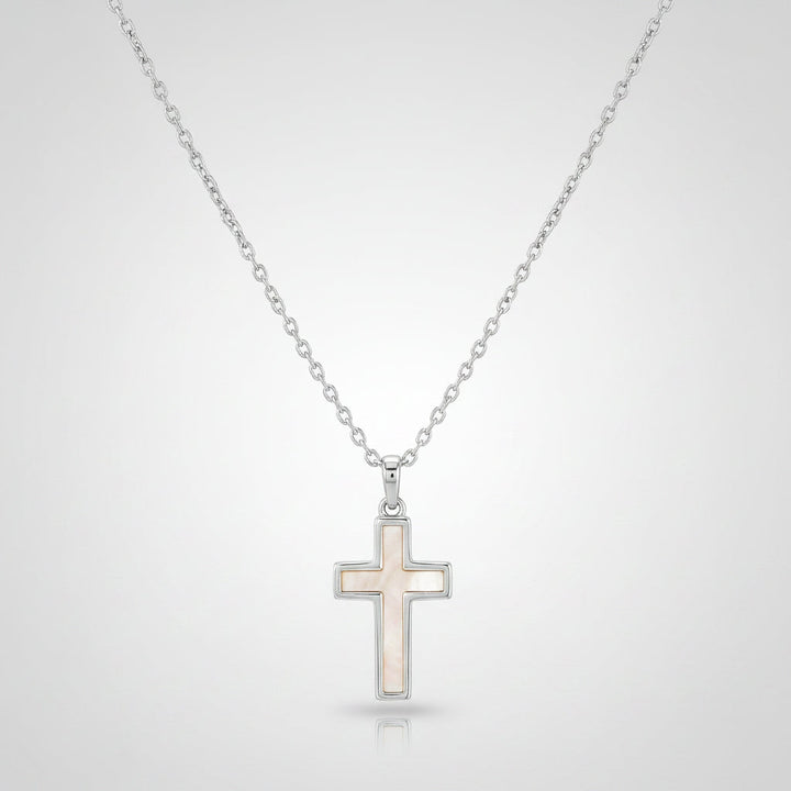 Necklace Cross Pendant Mothers Day Gift Gold jewelry Minimalist