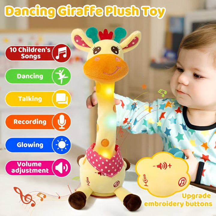Plush Toy Interactive Singing Giraffe Kids Musical Companion