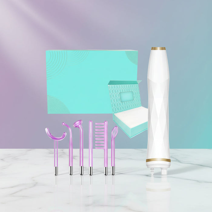 Facial Wand High Frequency Glass Tube Violet Skin Care Device