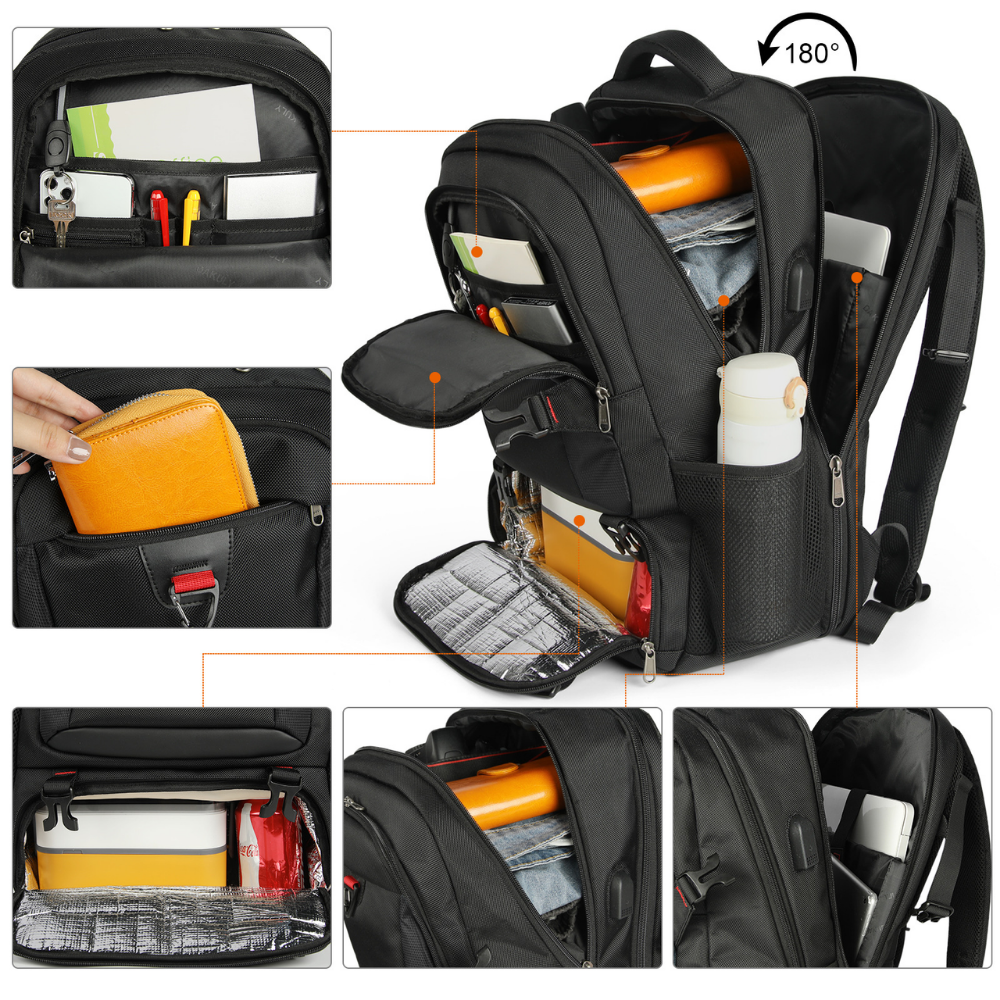 Backpack Travel Large Insulated Laptop Compartment Organizer
