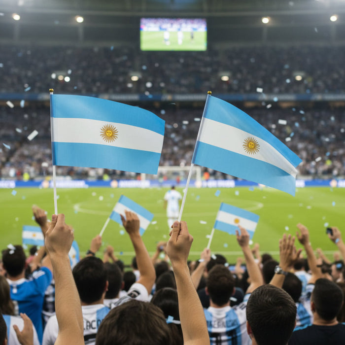 World Cup Argentina Flag National Flag Miniature